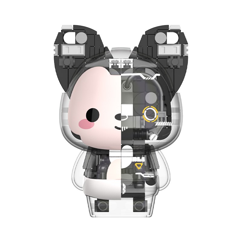 JK6510-3 機械阿貍磁吸體（朋克黑）